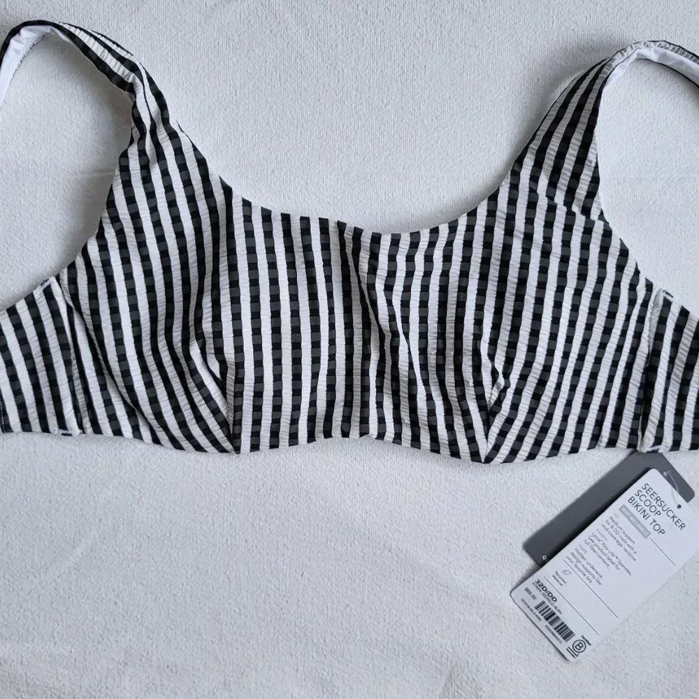 NWT Athleta Underwire Scoop Bikini Top, 32D/DD (34C, 32E) - Picture 3 of 7